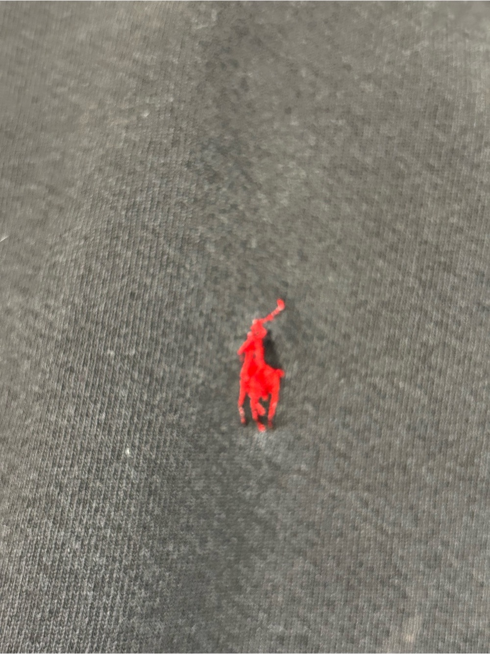 Polo by Ralph Lauren Black Sweatshirt with red Logo Tag - Picture 2 of 8
